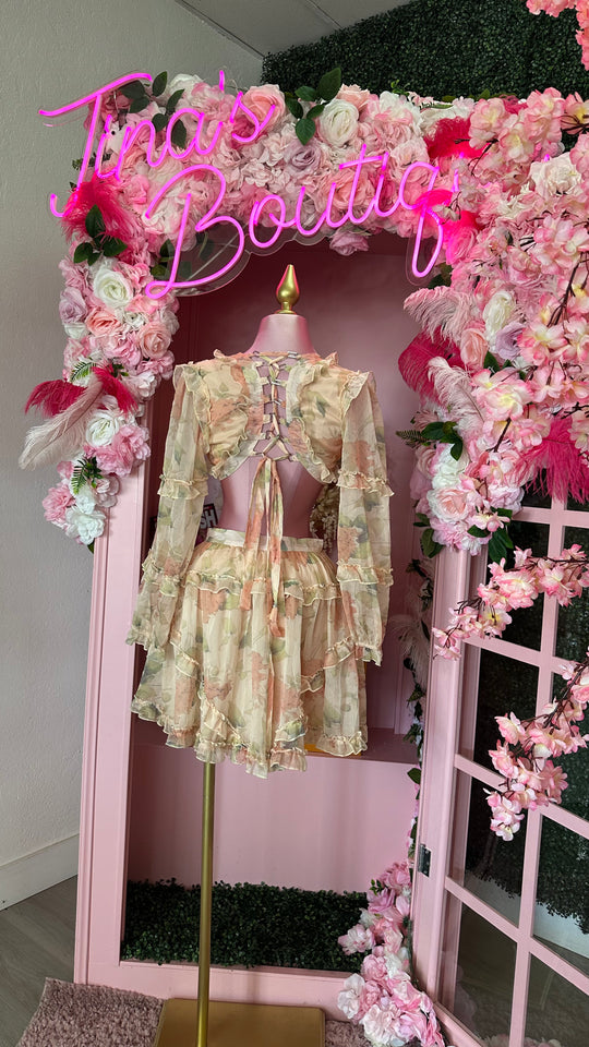 Clara Floral Mini Dress