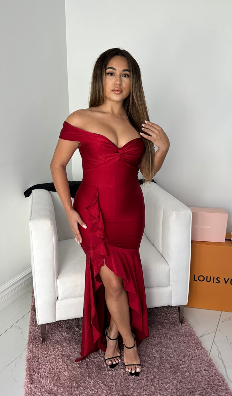 Going Crazy For You Maxi Dress - Black