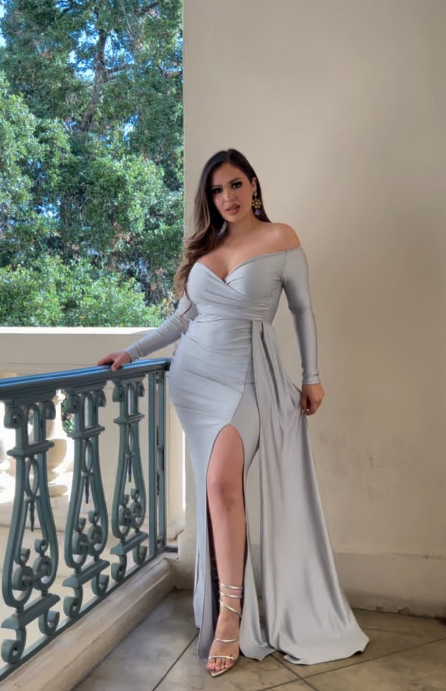 Lady Of The Night  Maxi Dress