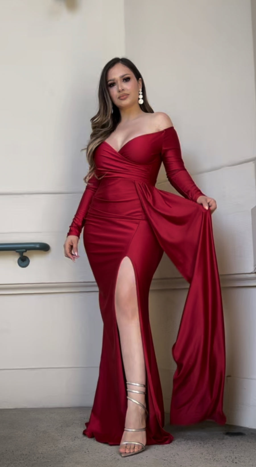 Lady Of The Night  Maxi Dress