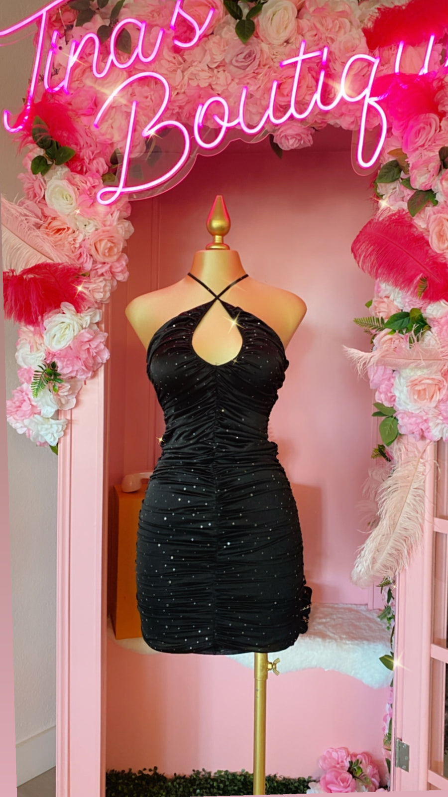 All Caught Up Midi Dress