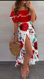 Festival Flower Maxi  Dress