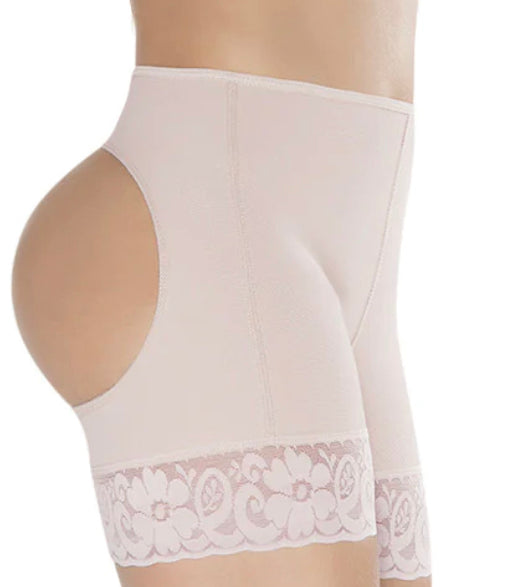 4145 Booty boosting shapewear open butt lifter short