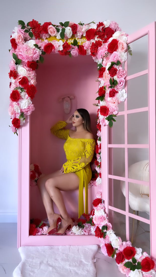 Emilia Lime Romper