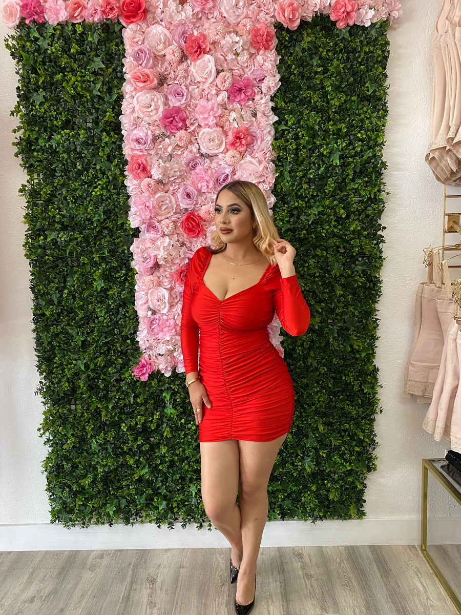 Lhasa Ruched Mini Dress