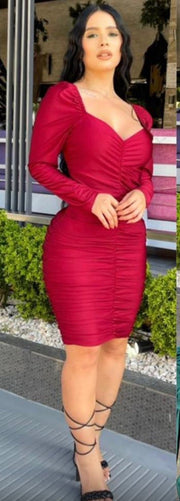 Lhasa Ruched Mini Dress