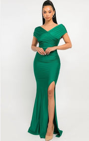 Attracting Attention Green Maxi Dress