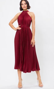 Ruffle You In Love Maroon Midi Dress