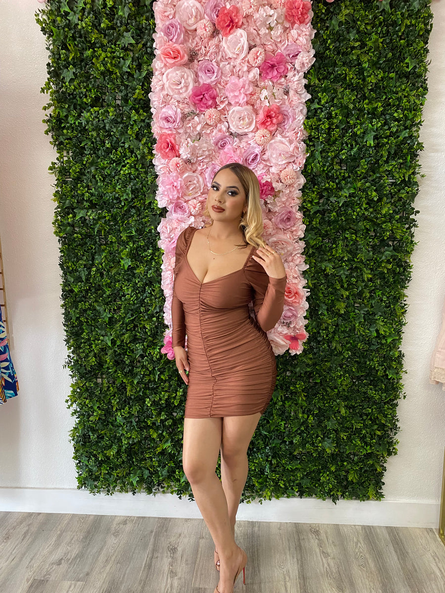 Lhasa Ruched Mini Dress