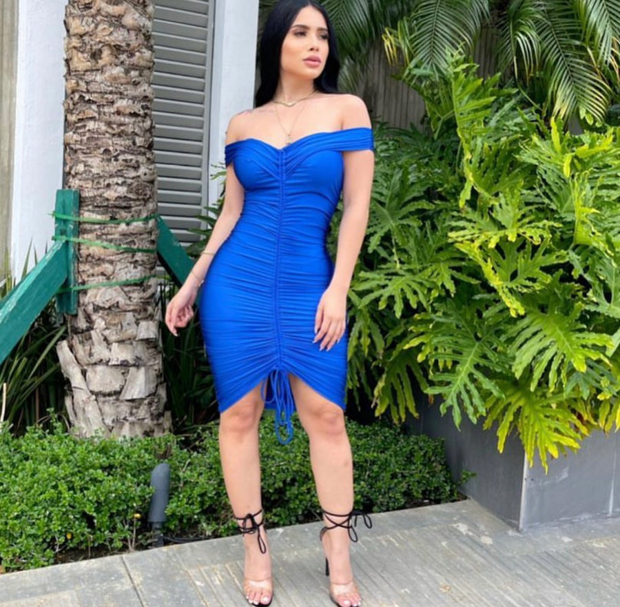 Everyday Ruched Mini Dress