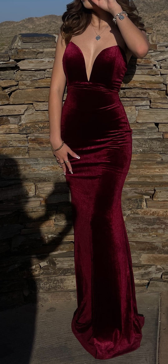Amika Velvet Maxi Dress