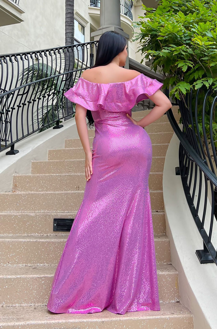 Walk of Fame Sequin Maxi Dress