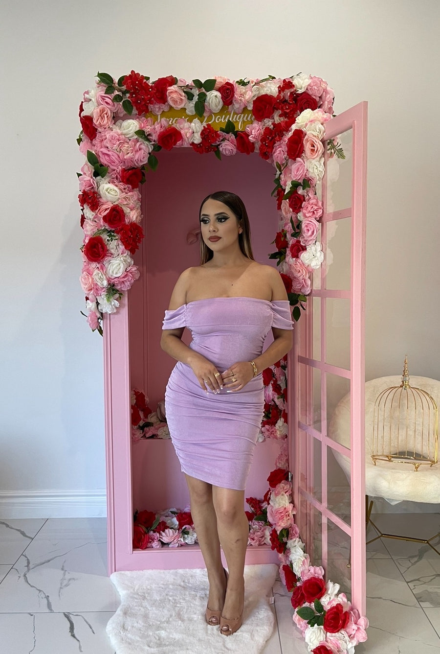 Lola Lilac Mini Dress
