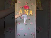 Ana's Pink Puffy Sleeve Midi Dress