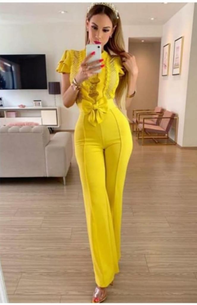 Lara Lime Jumpsuit