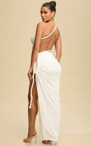 One Shoulder Maxi Dress
