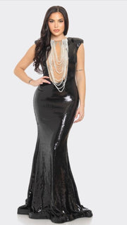 Pearly Nights Maxi Dress