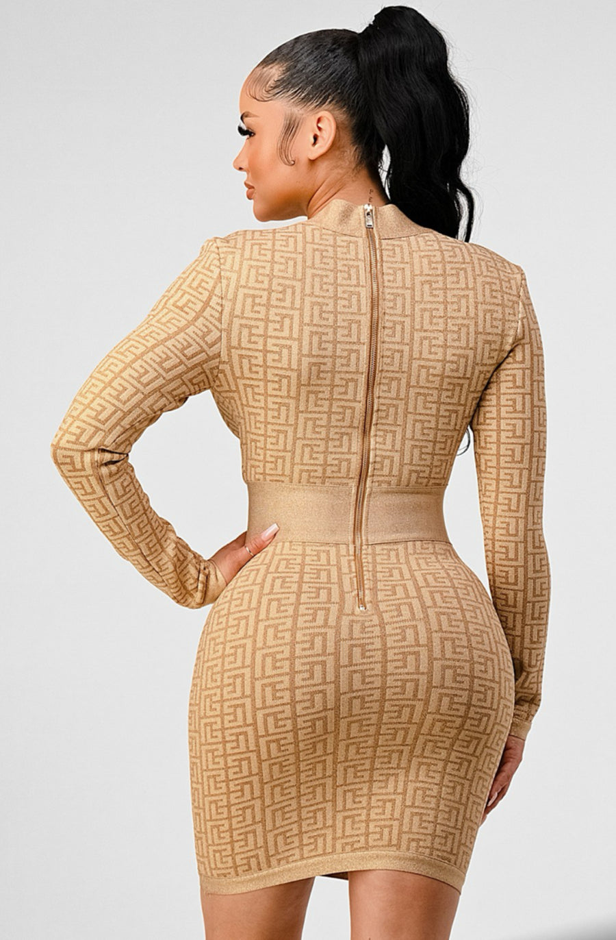 Kaia Bandage Midi Dress