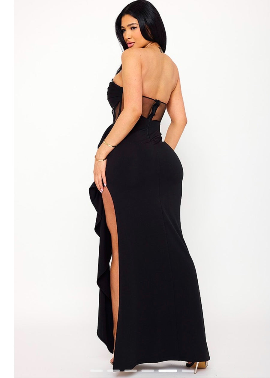 Jasmina Maxi Dress - Black