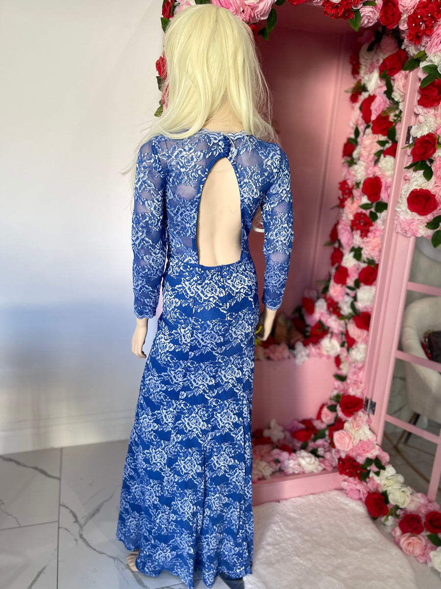 Darcy Blue Maxi Dress – tinasboutiqueonline