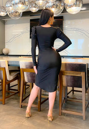 Fine Wine Midi Dress